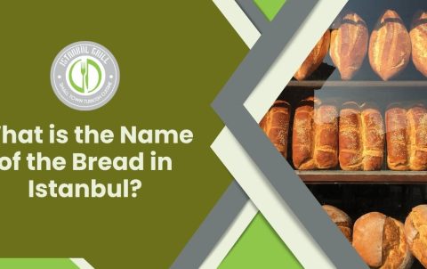 Display of Turkish bread with a question "What is the Name of the Bread in Istanbul?"