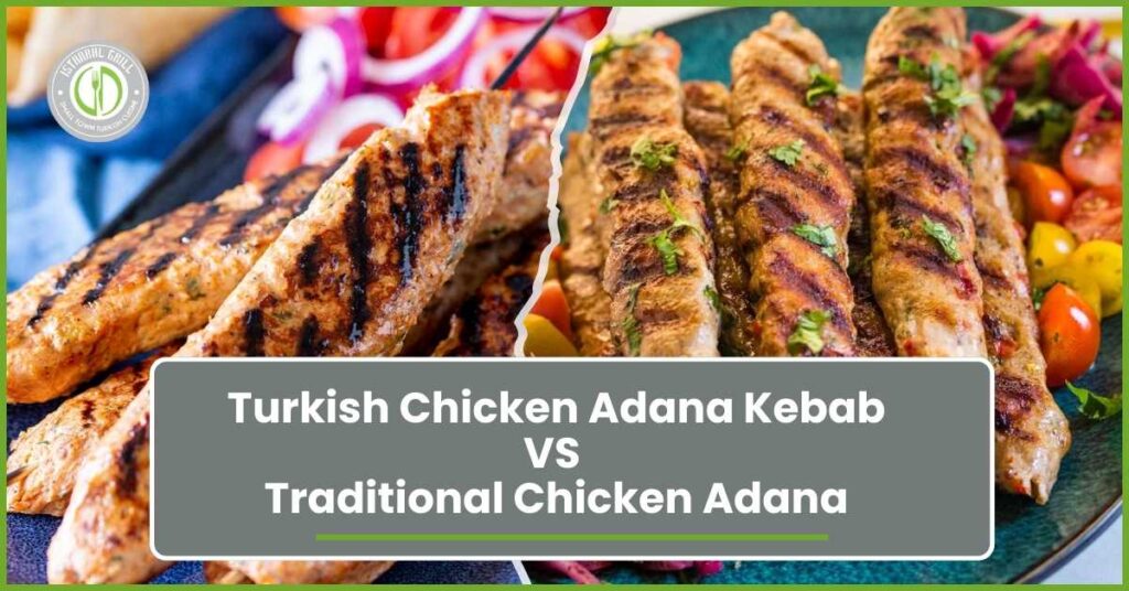 Turkish Chicken Adana Kebabs