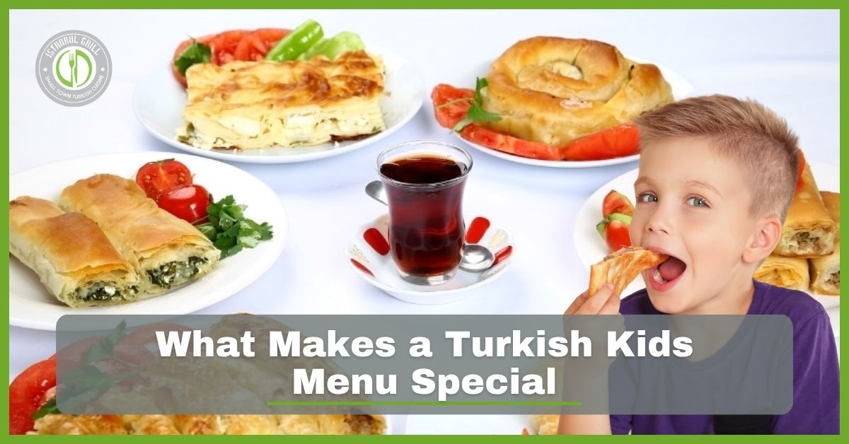 turkish kids menu unique