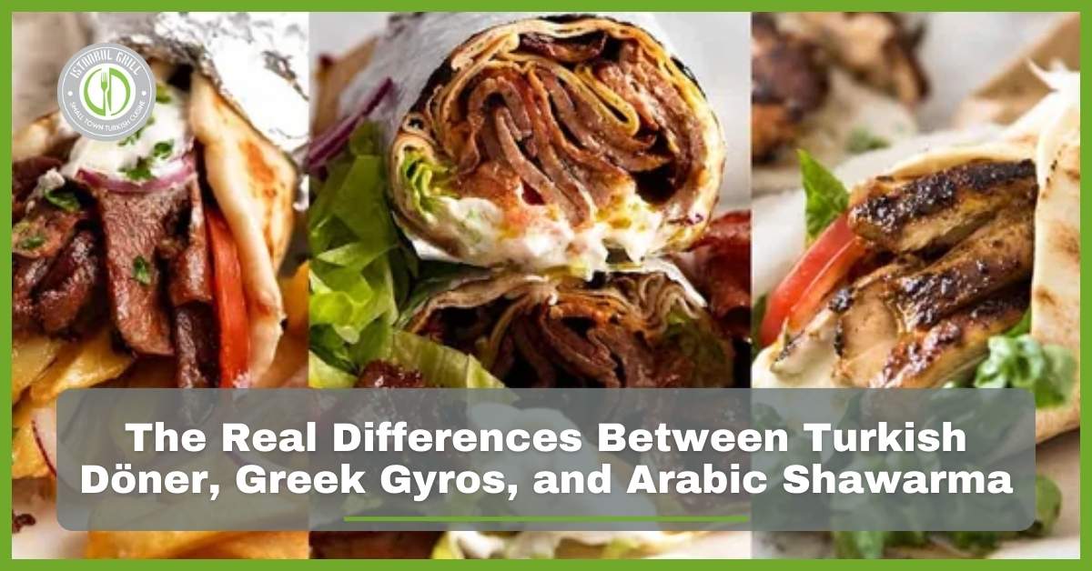 tukrish donor Greek gyros and Arabic shawarma