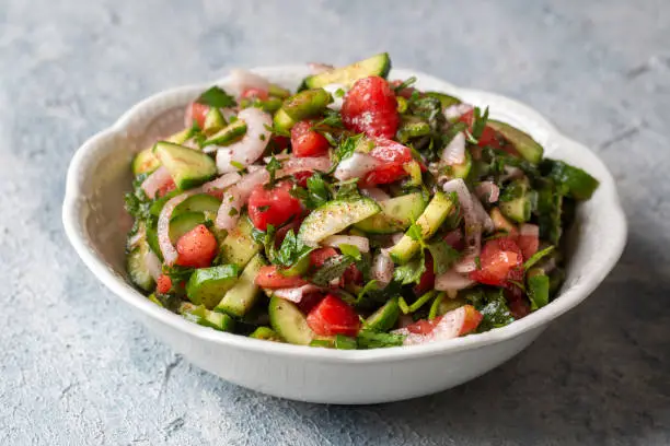 Turkish Shepherd Salad (Çoban Salatası)
