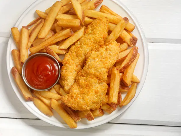 Chicken Nuggets and Fries