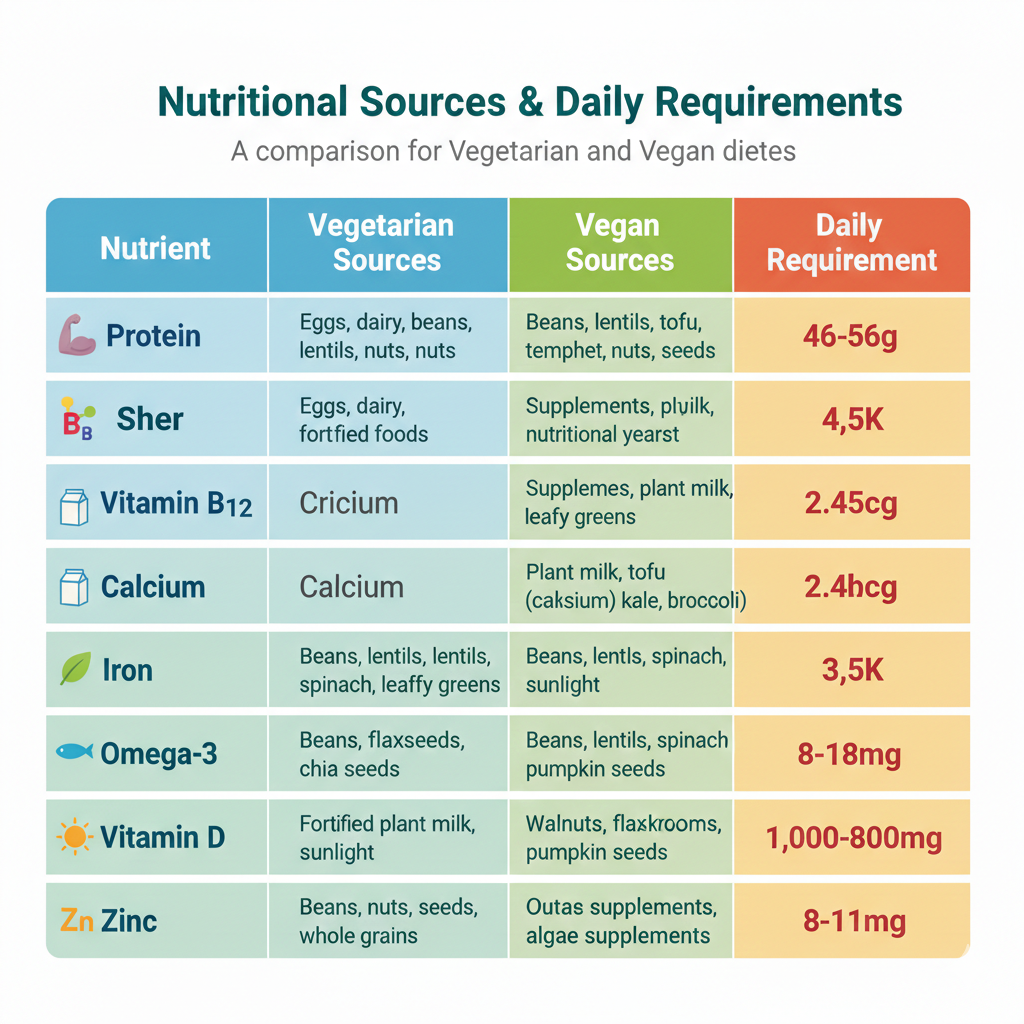 Vegetarian vs Vegan: What's the Difference? Complete Guide 2 Vegetarian vs Vegan
